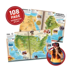 Abacus Brands, Inc. World Atlas! VR Discovery Gift Box with DK Book Discount