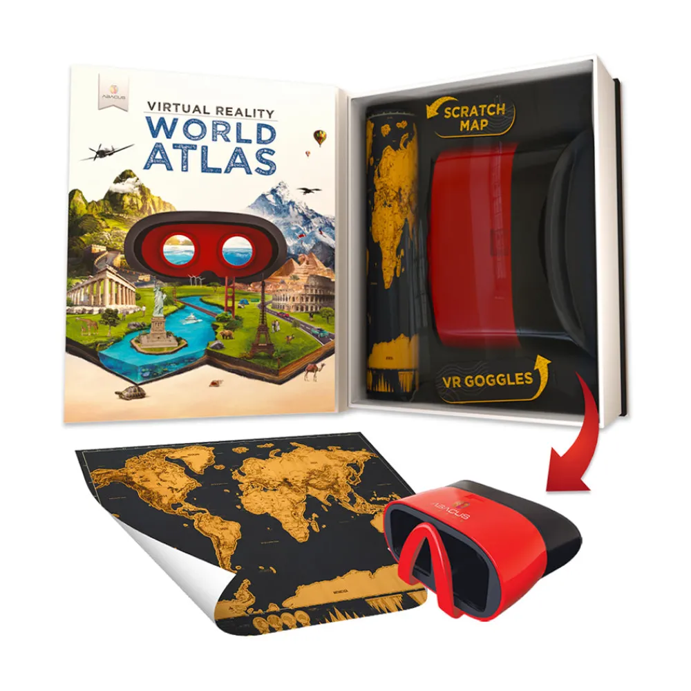 Abacus Brands, Inc. World Atlas! VR Discovery Gift Box with DK Book Discount
