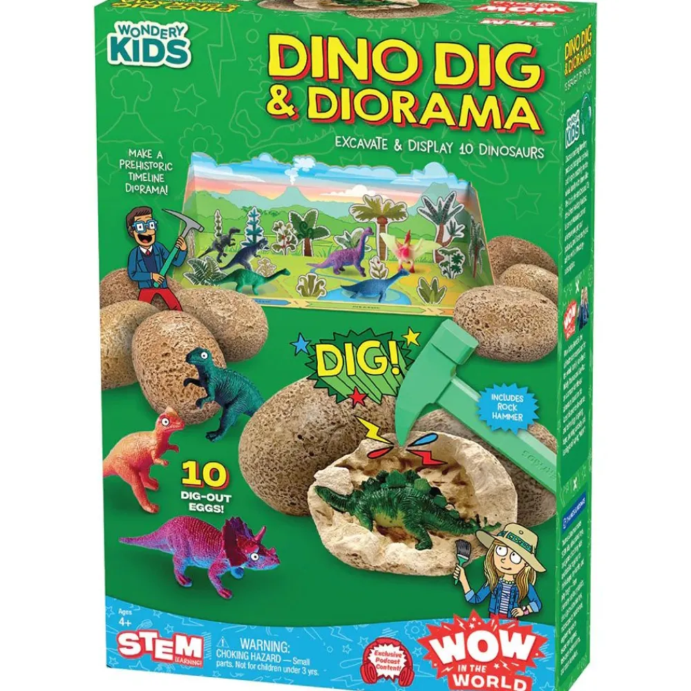 Thames & Kosmos WOW in the World Dino Egg and Diorama Hot