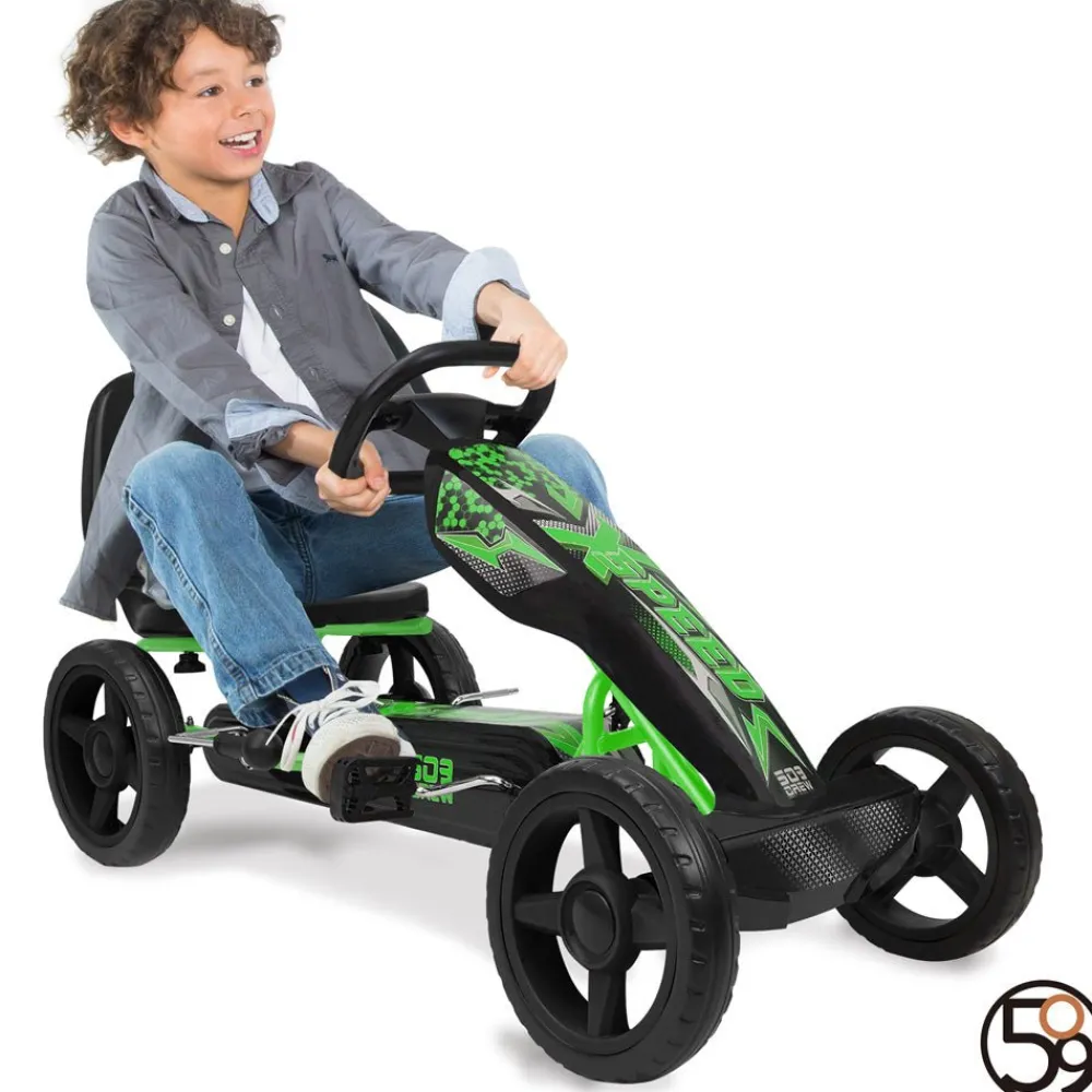 Mastermind Toys X-Speed Pedal Go Kart - Green Best