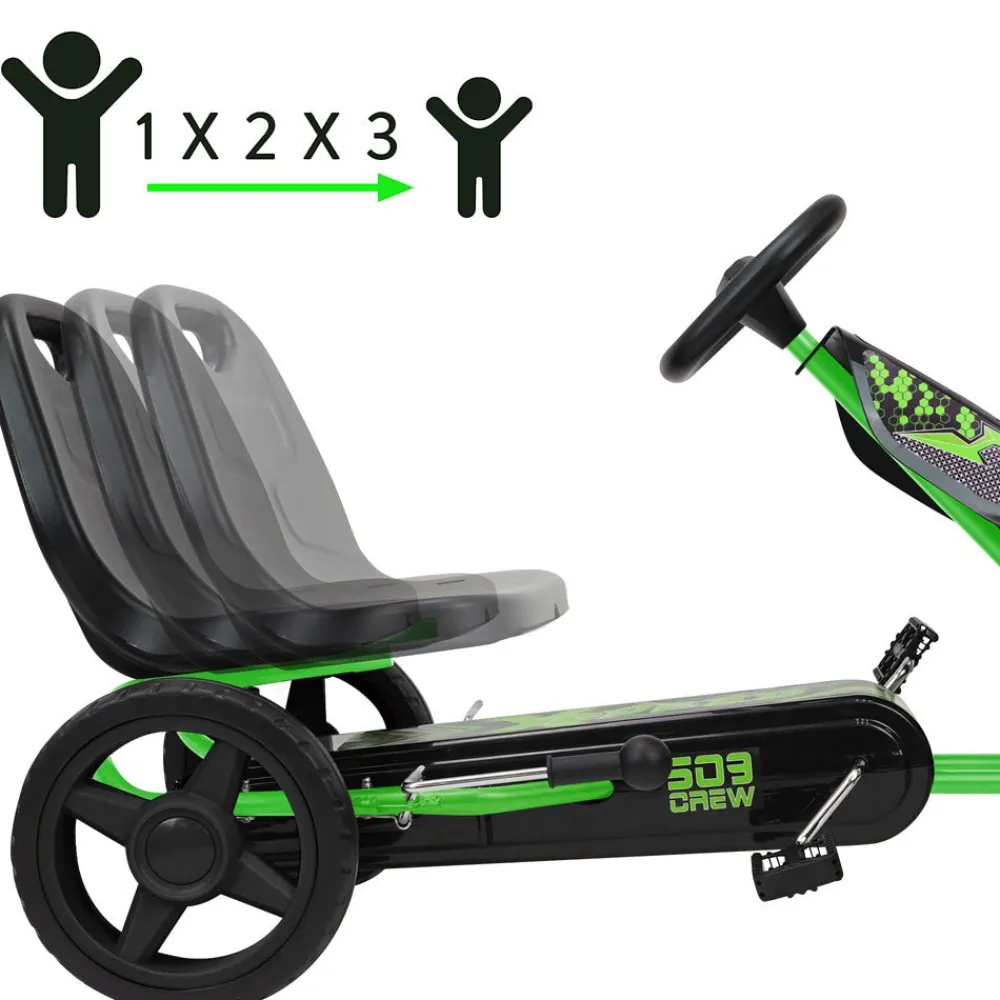 Mastermind Toys X-Speed Pedal Go Kart - Green Best