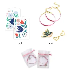 Djeco YOU & ME: Bird Ribbons Bracelet Kit Best