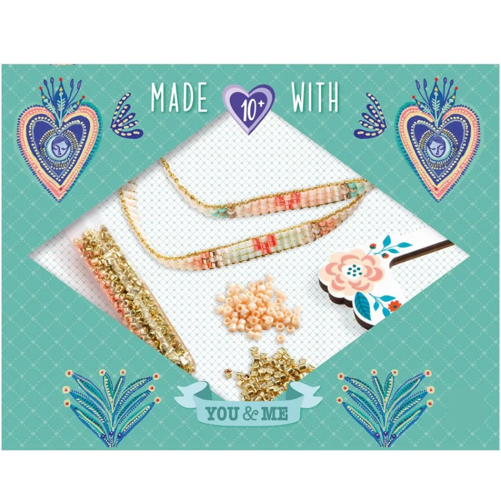 Djeco YOU & ME: Miyuki and Hearts Bracelet Kit Hot