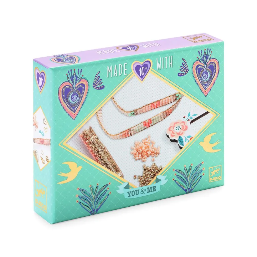Djeco YOU & ME: Miyuki and Hearts Bracelet Kit Hot