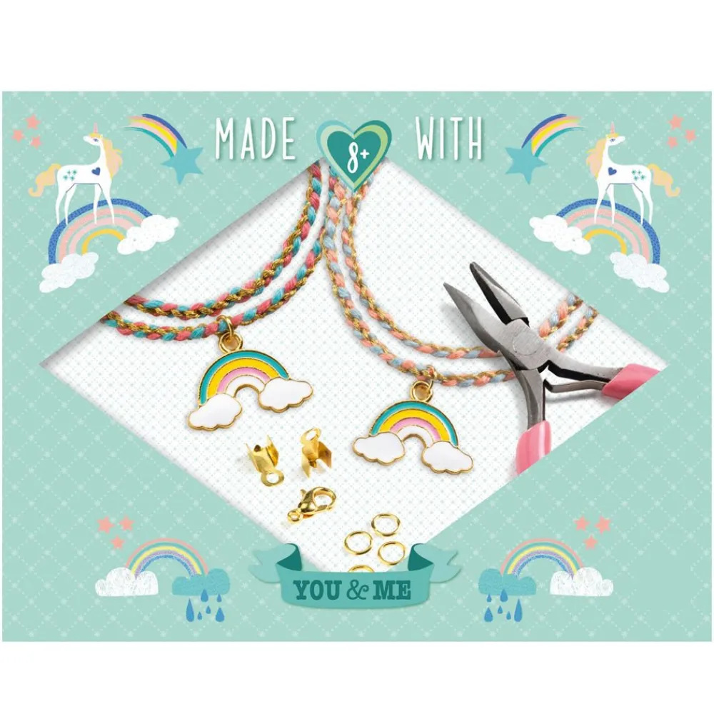 Djeco YOU & ME: Rainbow Kumihimo Bracelet Kit Outlet