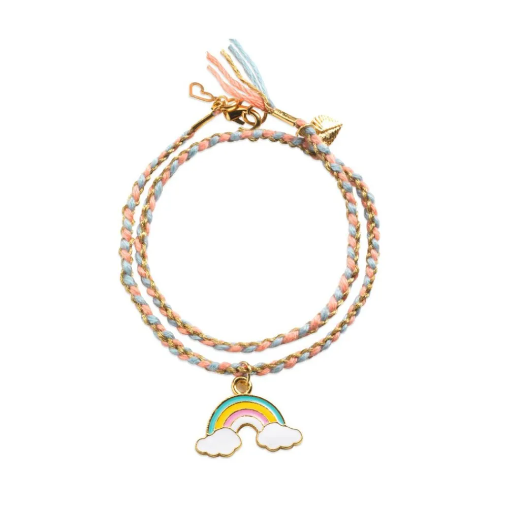 Djeco YOU & ME: Rainbow Kumihimo Bracelet Kit Outlet