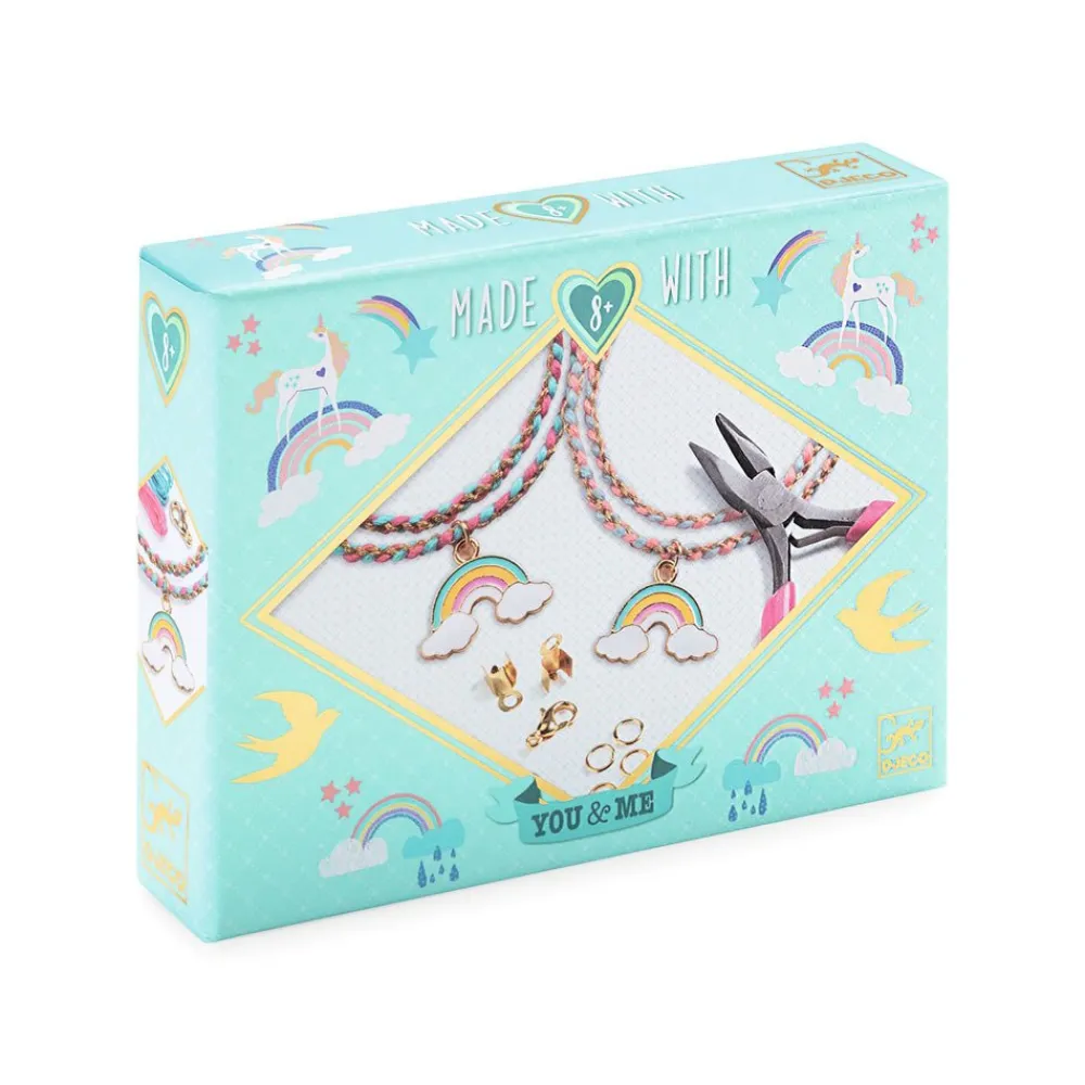 Djeco YOU & ME: Rainbow Kumihimo Bracelet Kit Outlet