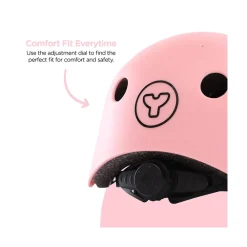Yvolution Helmet - Small Pink Hot